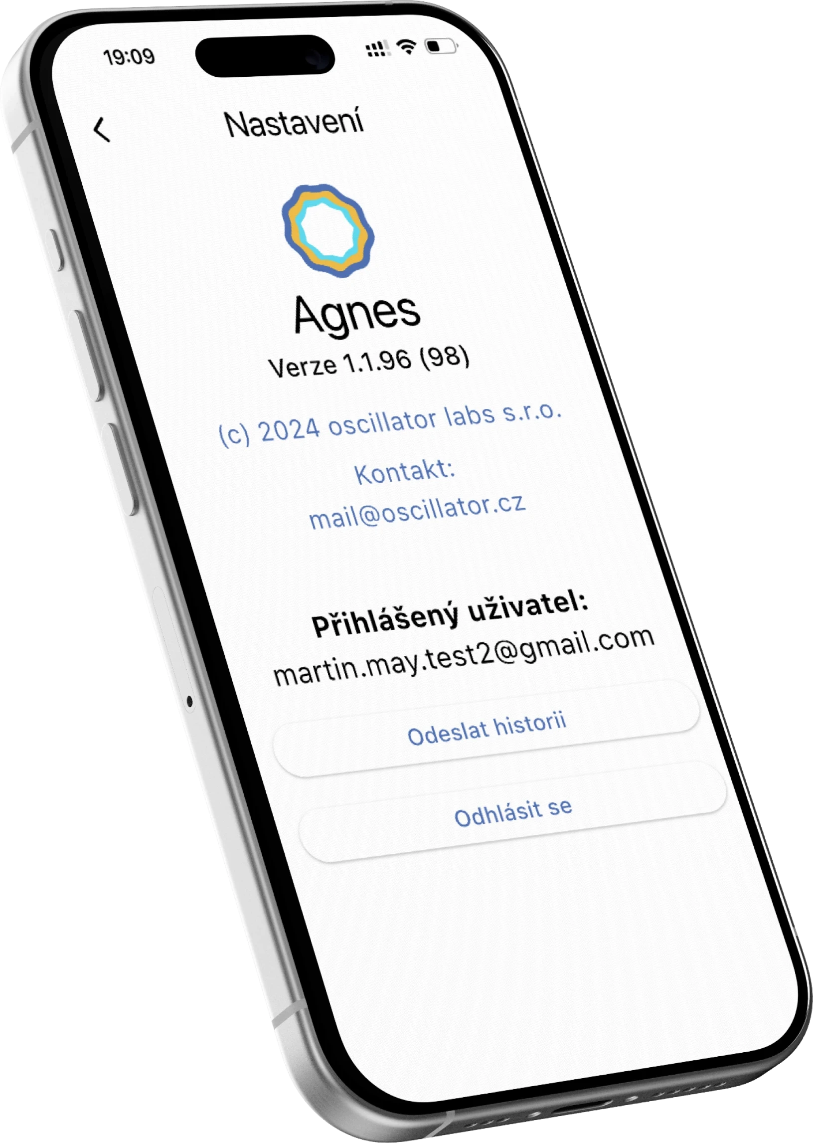 Agnes AI mobilní aplikace